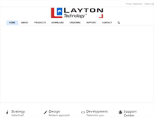 Tablet Screenshot of laytontechnology.com